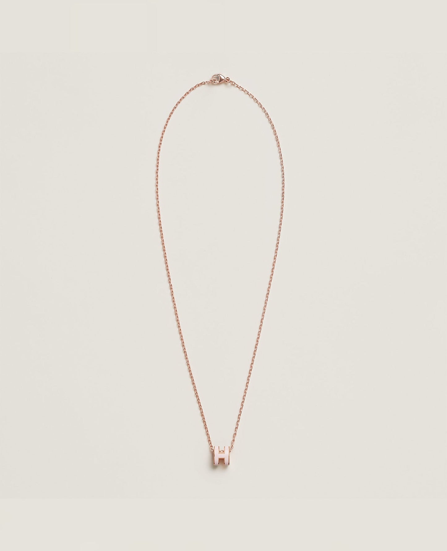 hermès mini pop h pendant rose gold_5