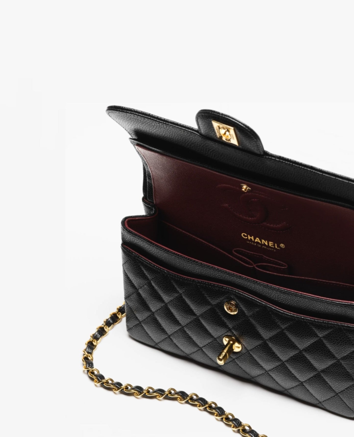 coco small classic double flap gold hardware_1