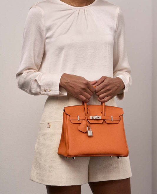 hermès birkin 25 togo orange_1