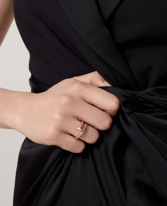 cartier juste un clou ring, classic model, diamonds_1