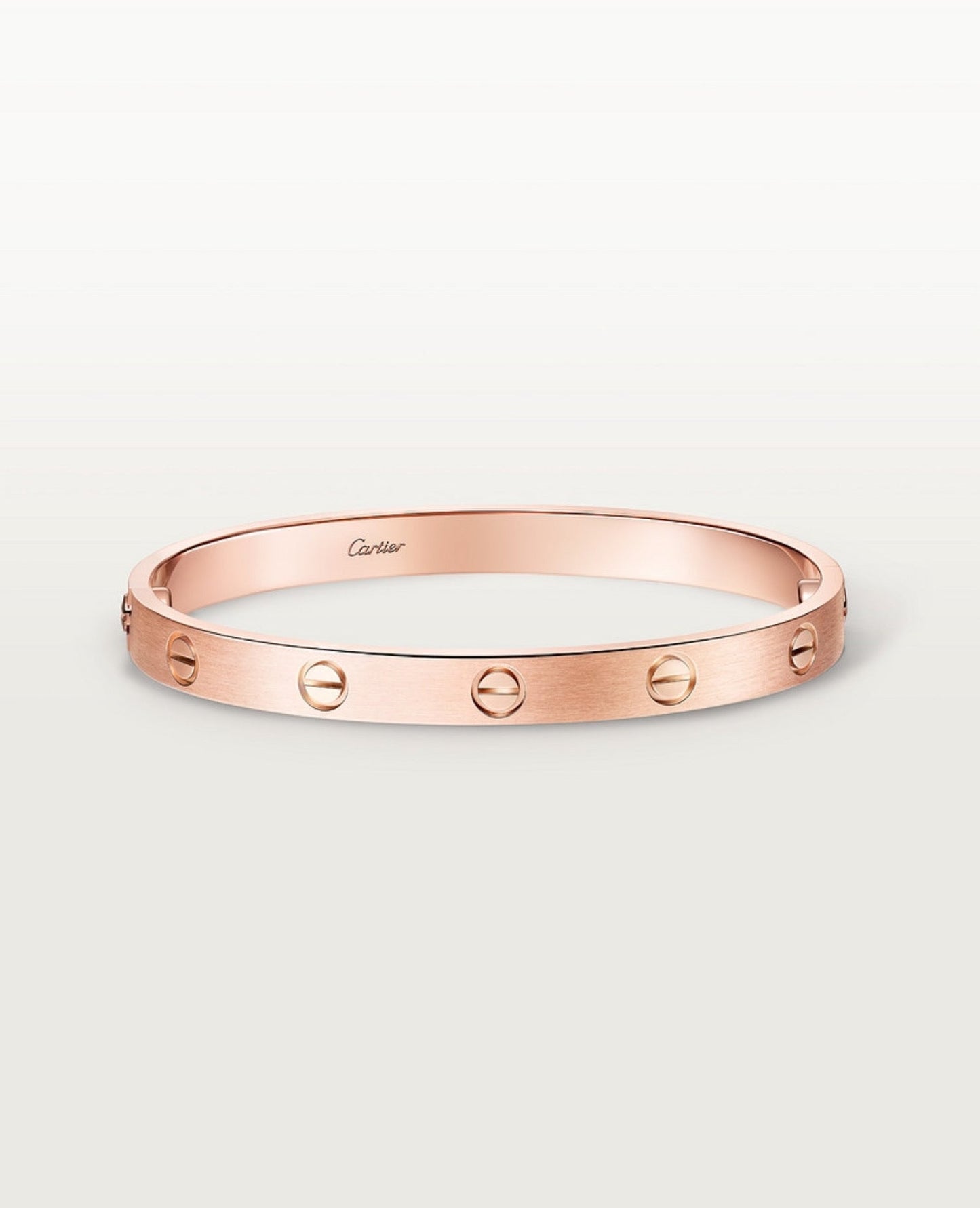 cartier love bracelet, classic model, brushed_2