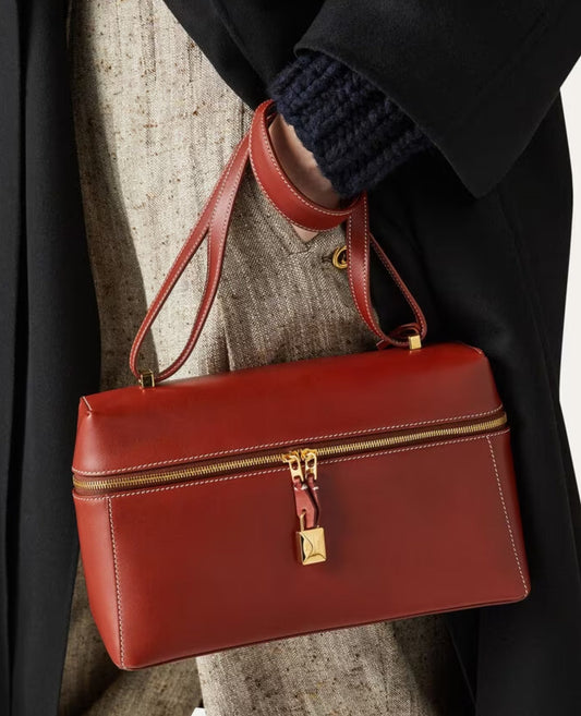 loro piana extra bag l27 deep kummel_1