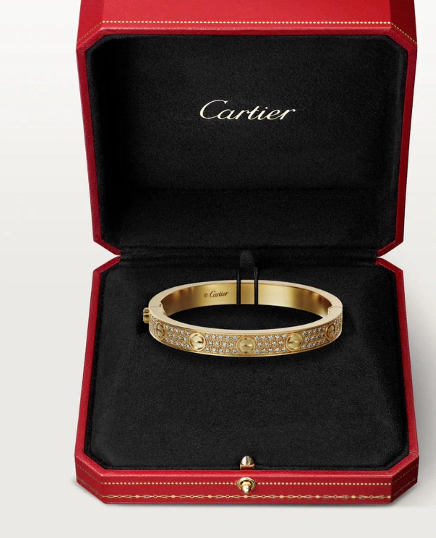 cartier love bracelet, classic model, paved_1