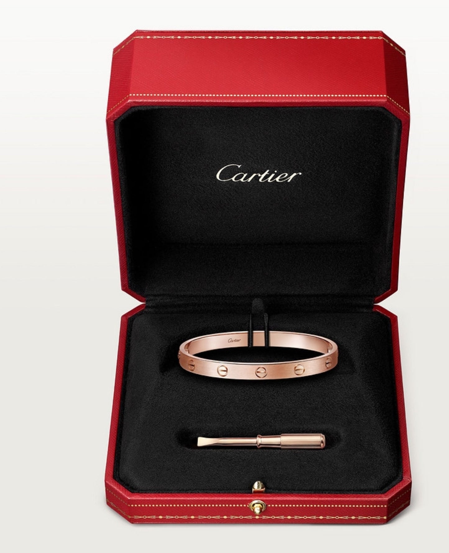 cartier love bracelet, classic model, brushed_2