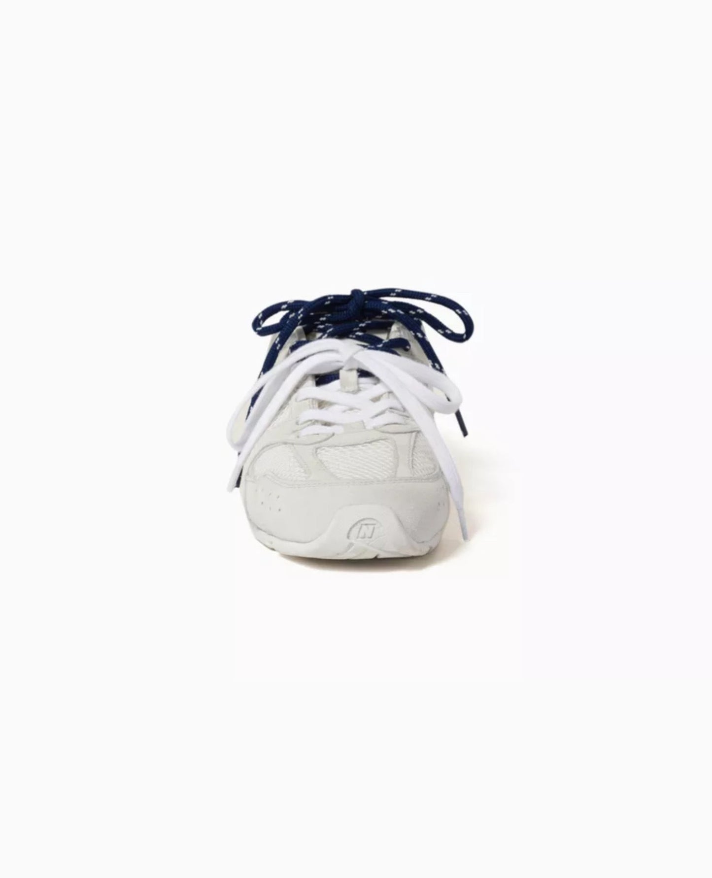 new balance x miu miu - 530 sl suede & mesh white low top sneakers_1