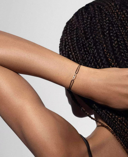 messika move uno black cord bracelet_1