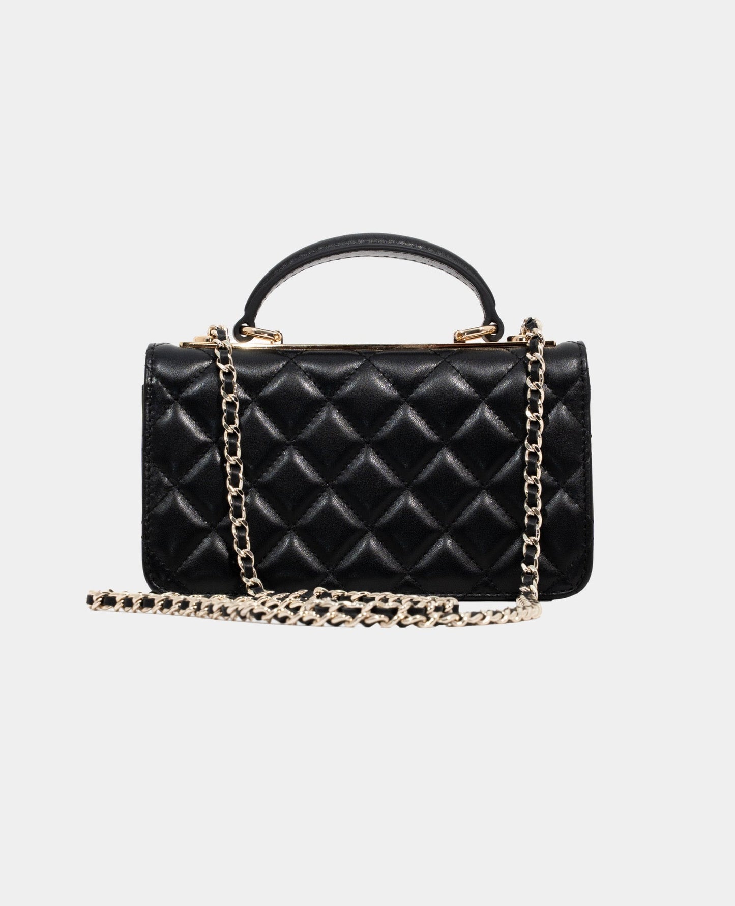 coco cc dual handle clutch with chain black_2