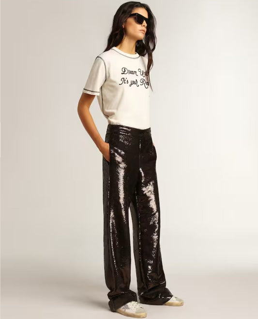 golden goose women's super-star with silver star and brown glitter heel tab_1