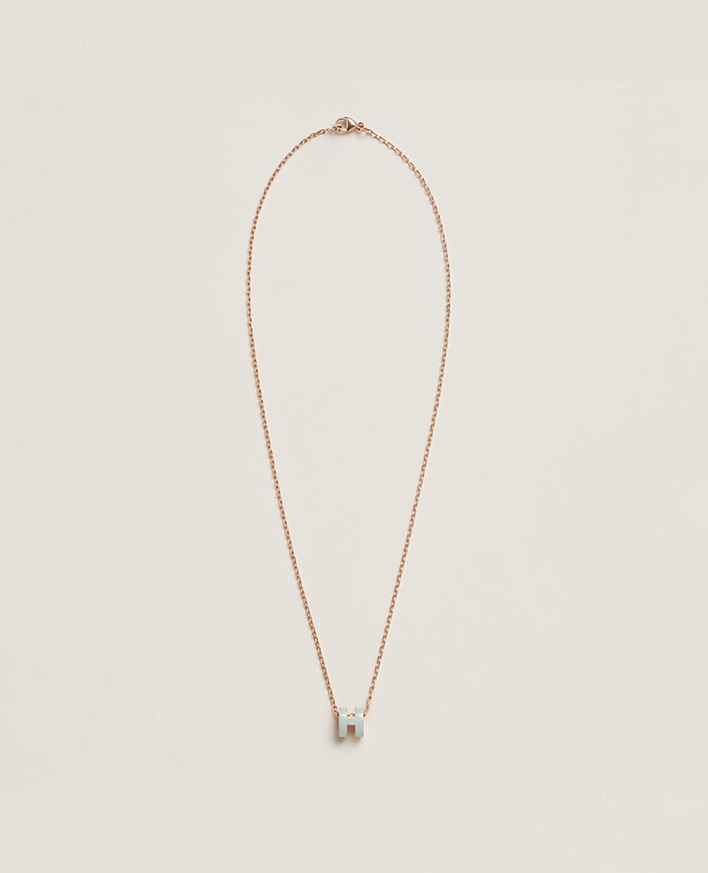 hermès mini pop h pendant rose gold_3