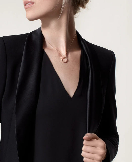 cartier just un clou necklace rose gold_1