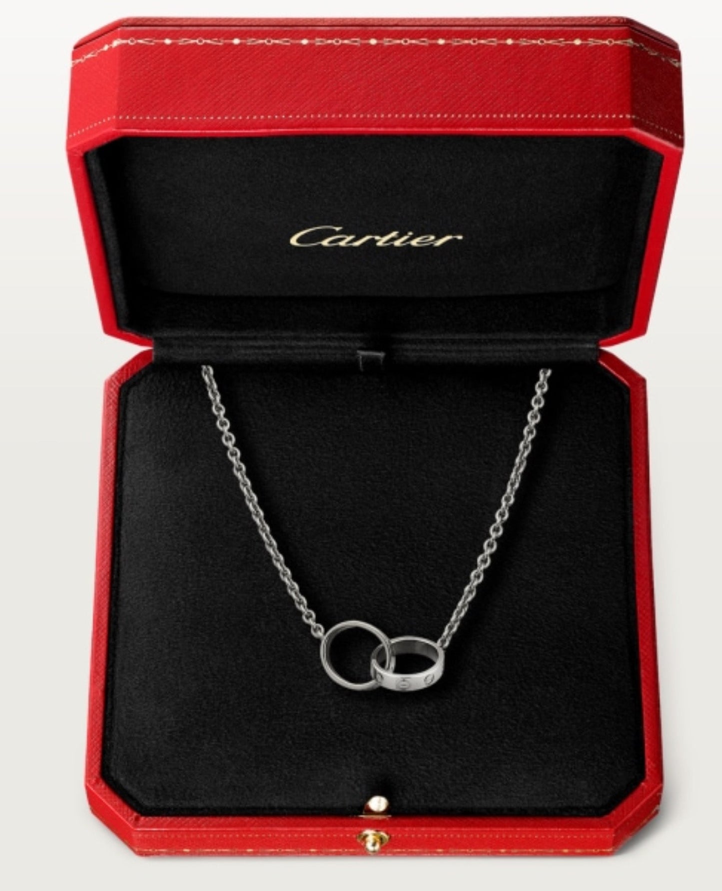 cartier love white gold necklace_1