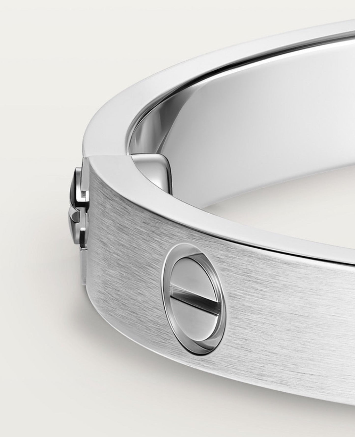 cartier love bracelet, classic model, brushed_1