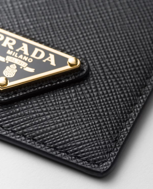 prada saffiano leather badge holder_1