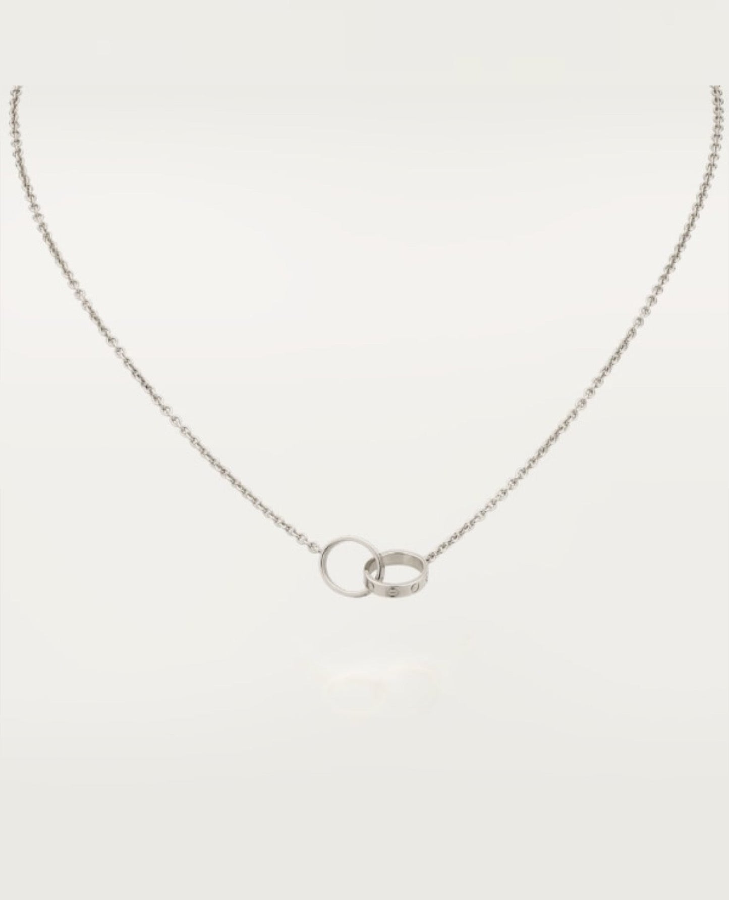 cartier love white gold necklace_1