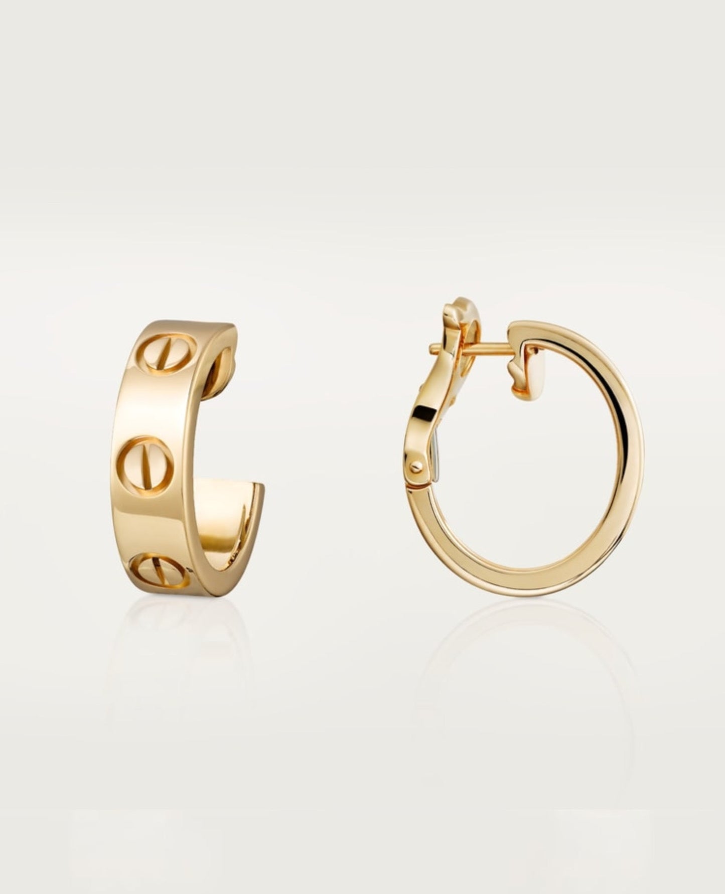 cartier love hoop earrings, classic model_1