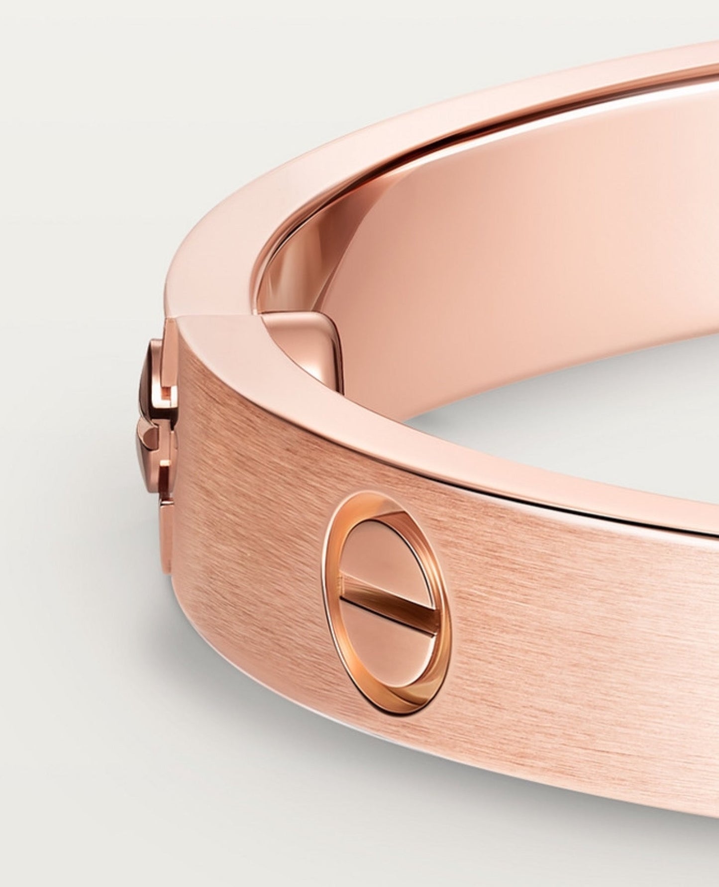 cartier love bracelet, classic model, brushed_2