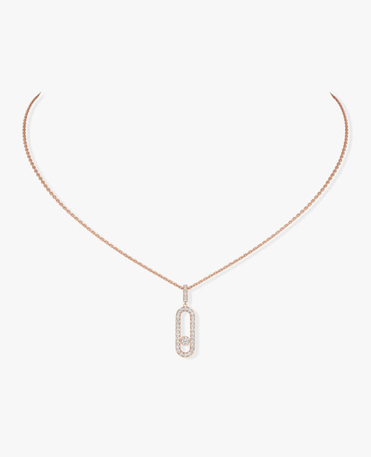 messika move uno pavé lm rose gold necklace_1