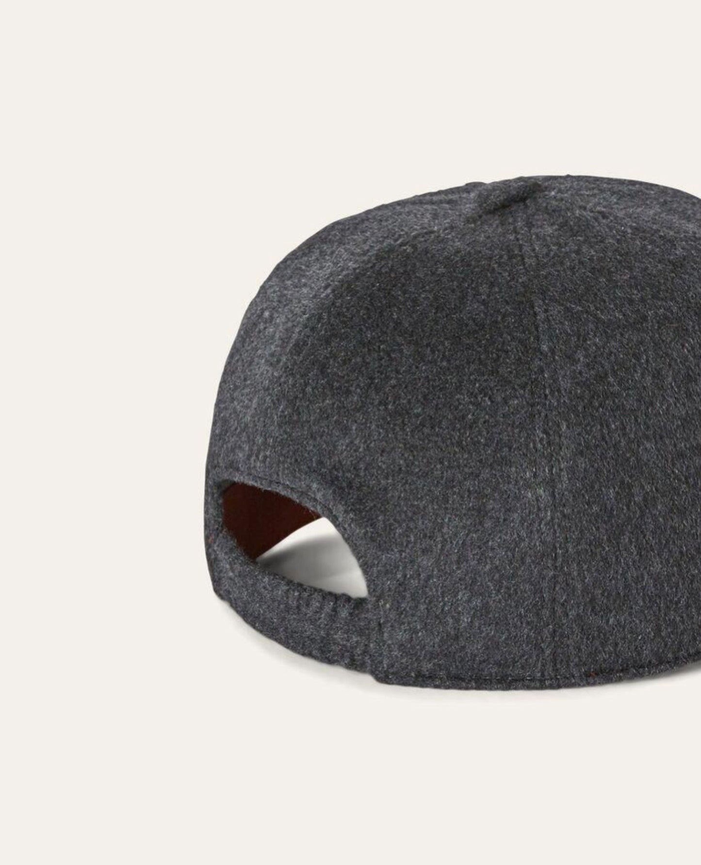 loro piana baseball cap cashmere grey/black melange_1