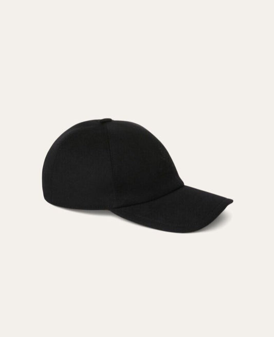 loro piana baseball cap cashmere black_1