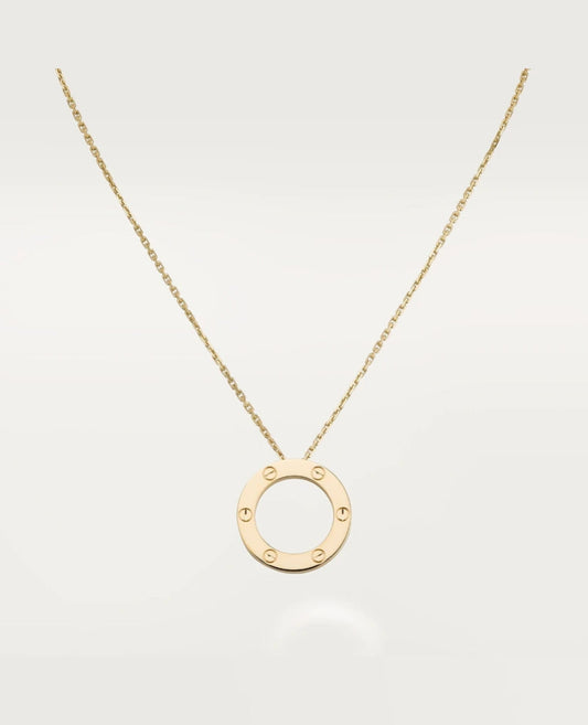 cartier love necklace gold_1