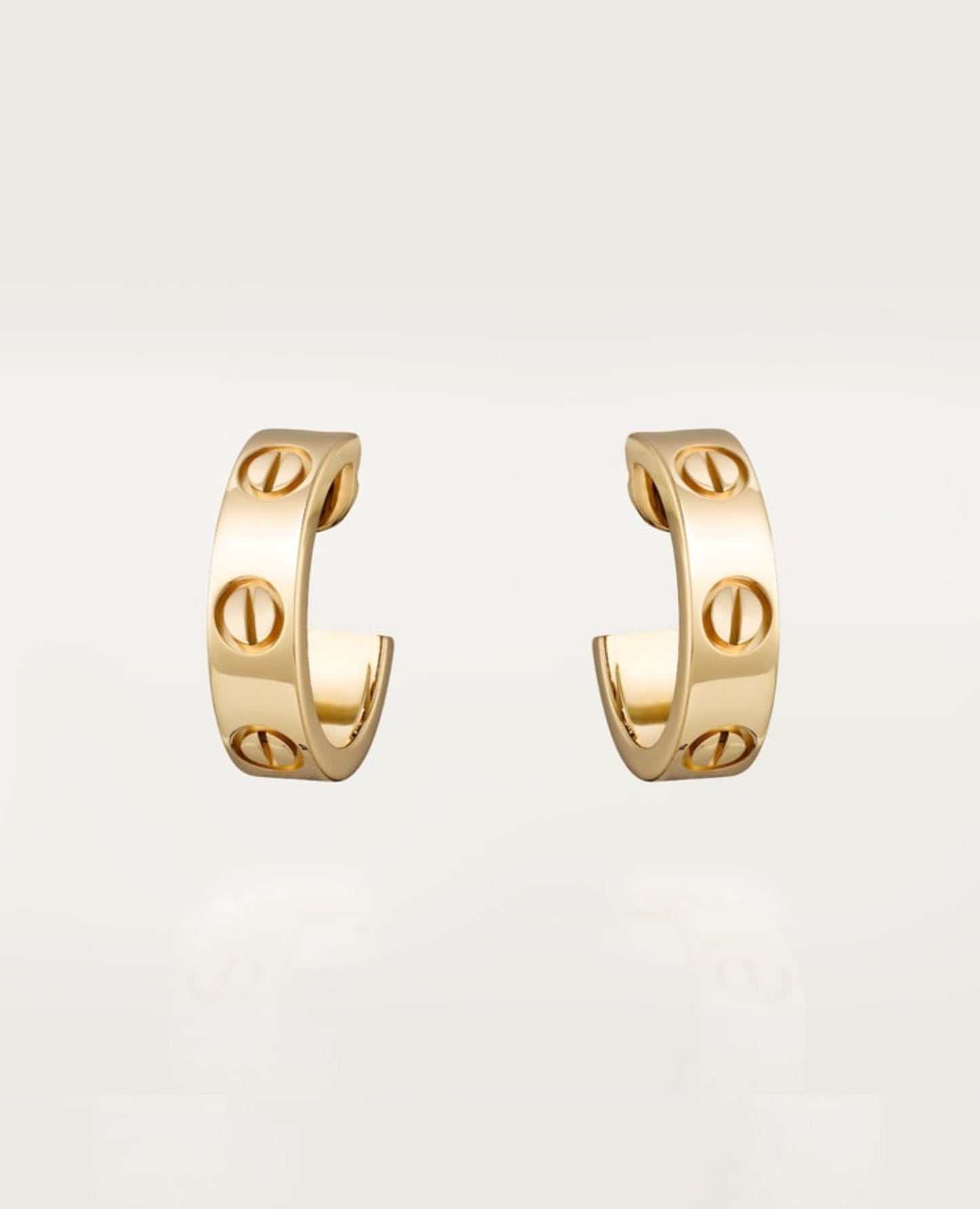 cartier love hoop earrings, classic model_1