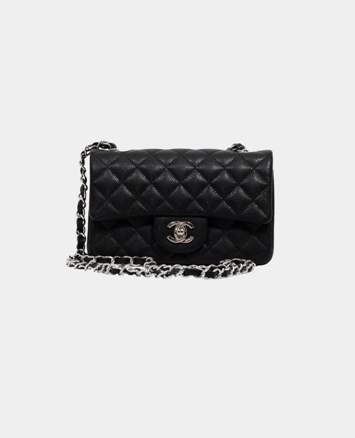 coco caviar quilted mini rectangular flap black_1