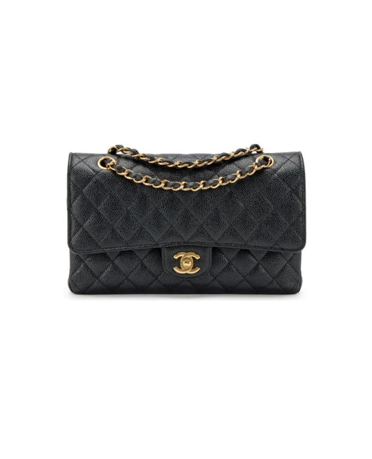 coco medium classic double flap gold hardware_1