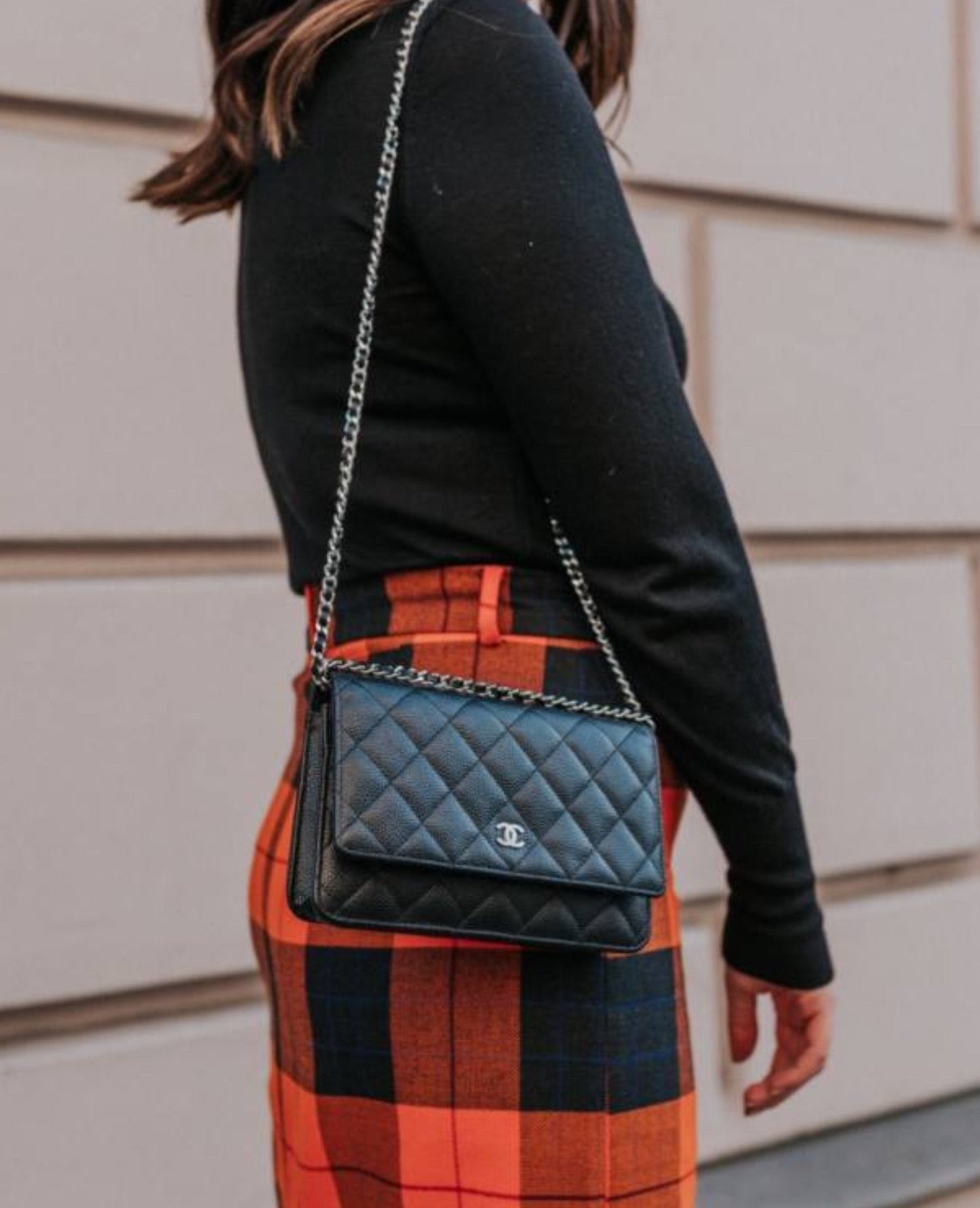 coco wallet on chain caviar bag silver hardware_2