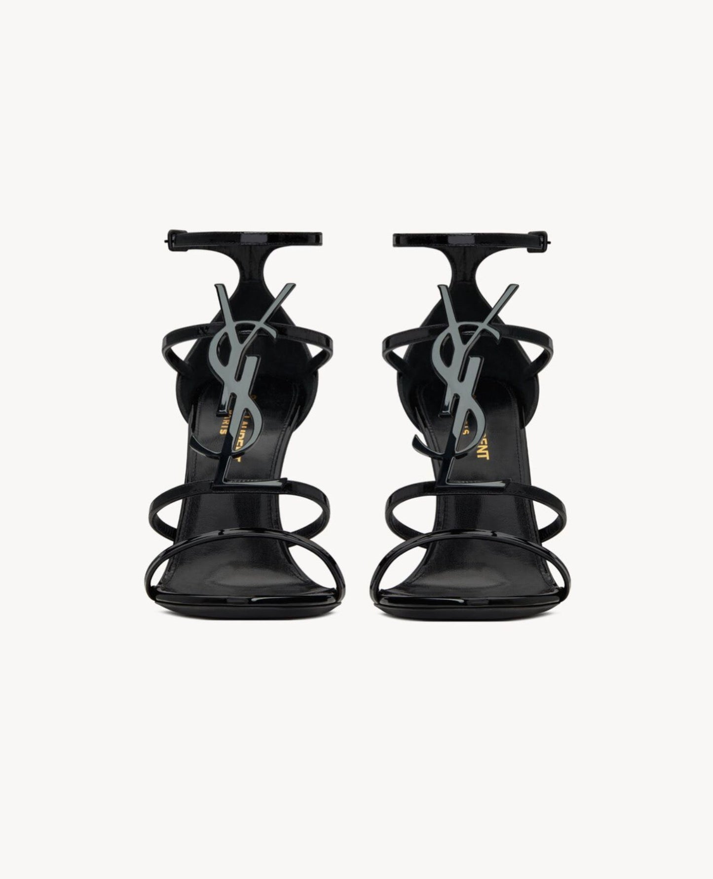 saint laurent cassandra sandals in patent leather_2