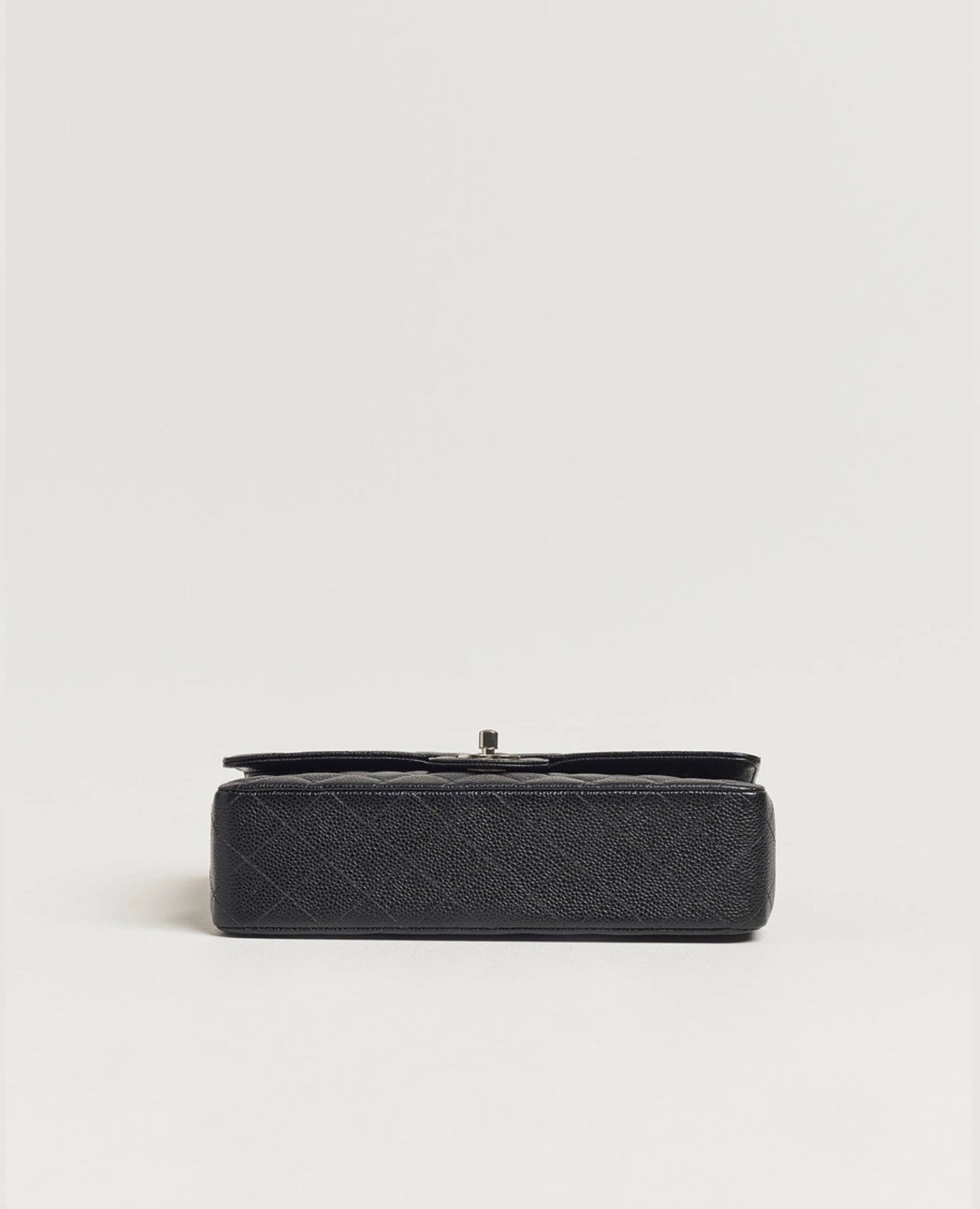 coco medium classic double flap silver hardware_2