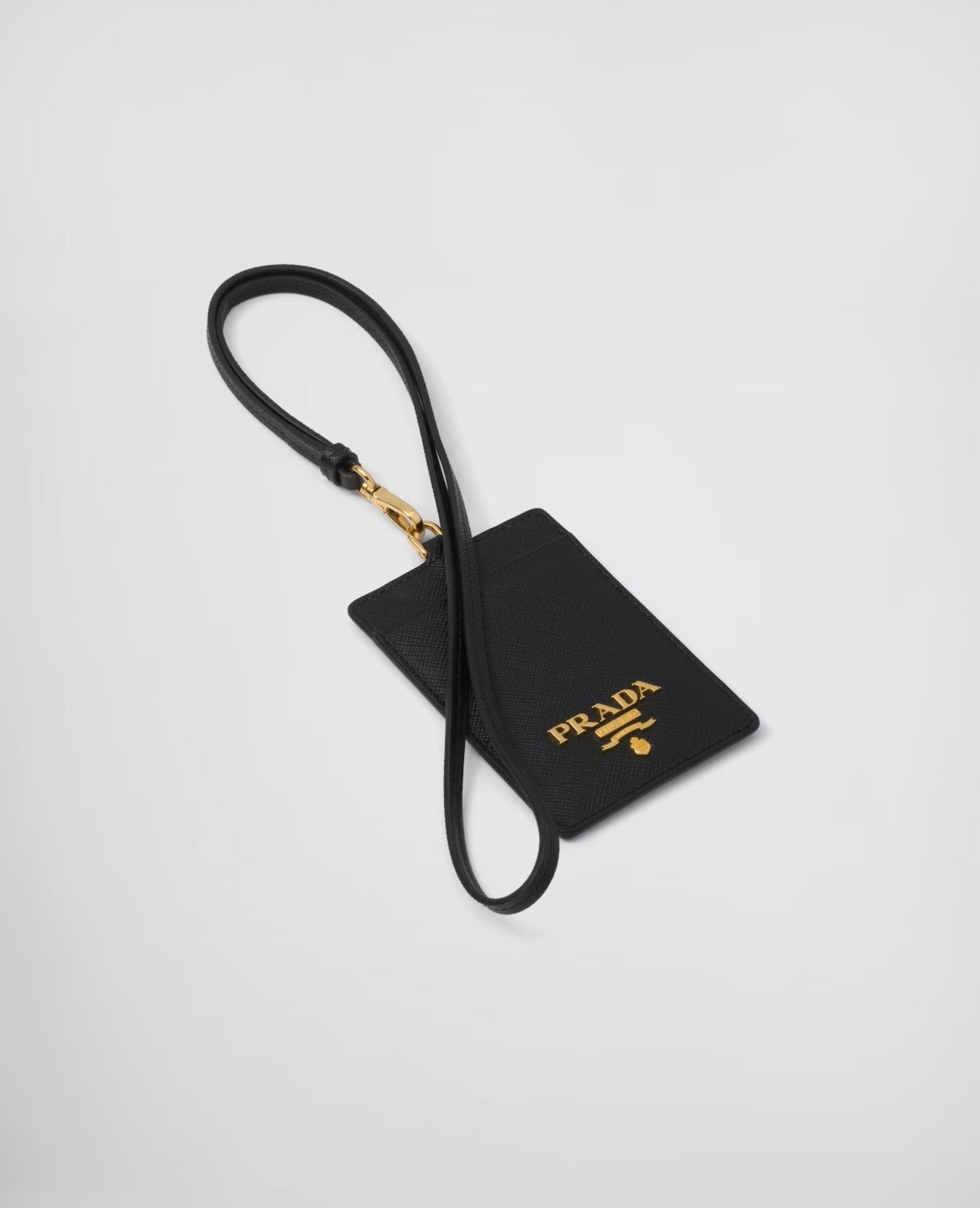prada saffiano leather badge holder_2