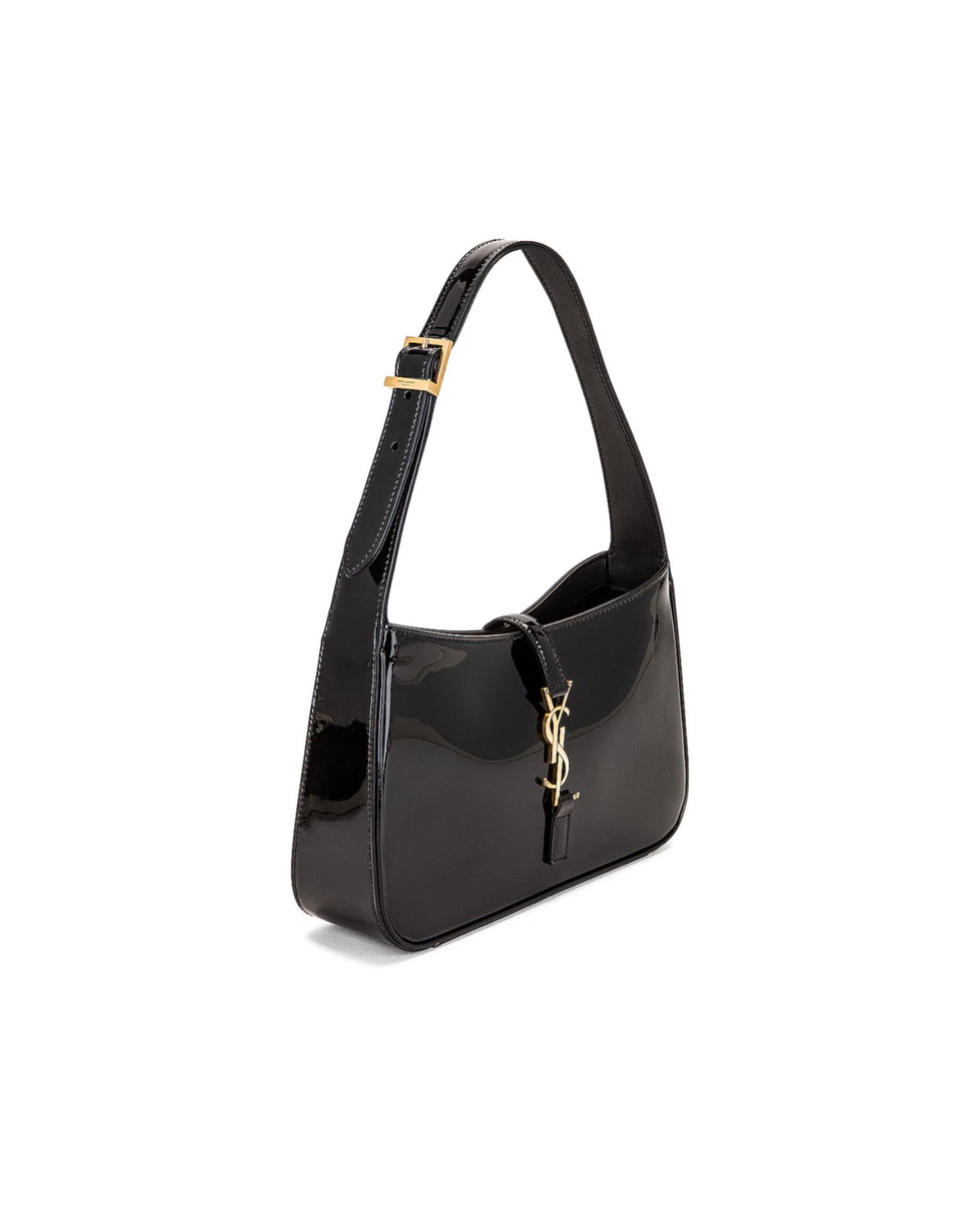 saint laurent le 5 a 7 patent hobo bag_1