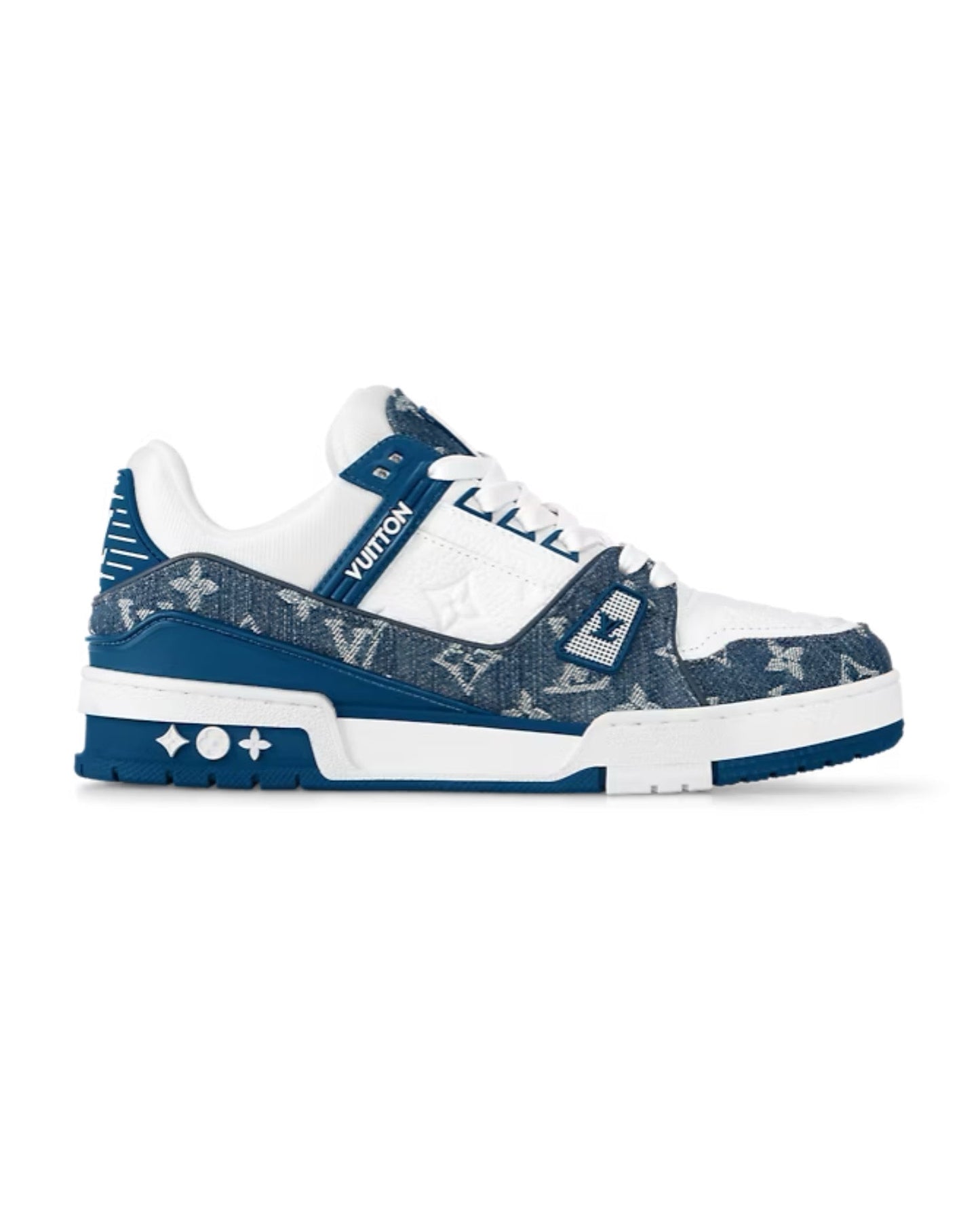 louis vuitton trainer sneaker ‘blue white’_1