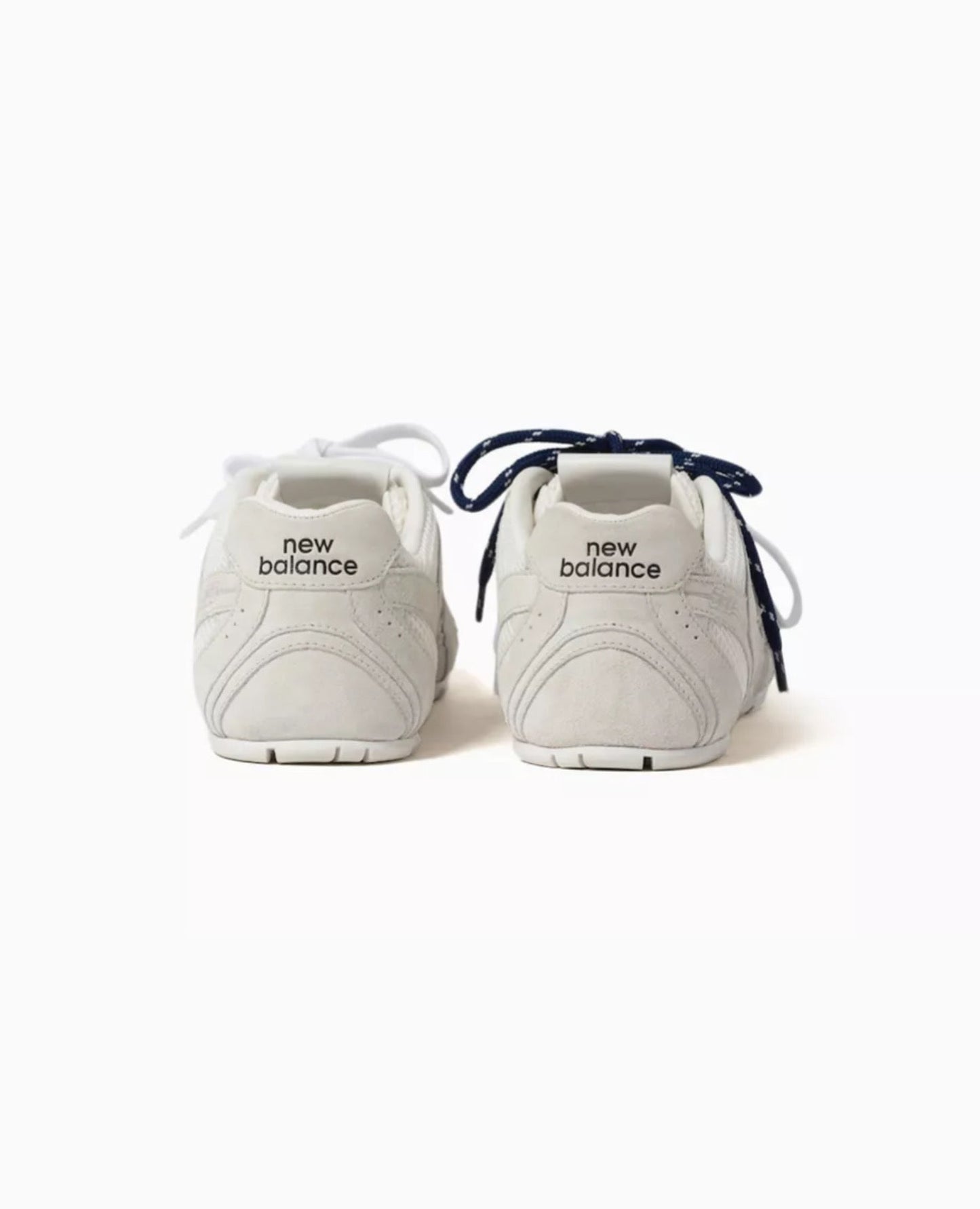 new balance x miu miu - 530 sl suede & mesh white low top sneakers_1