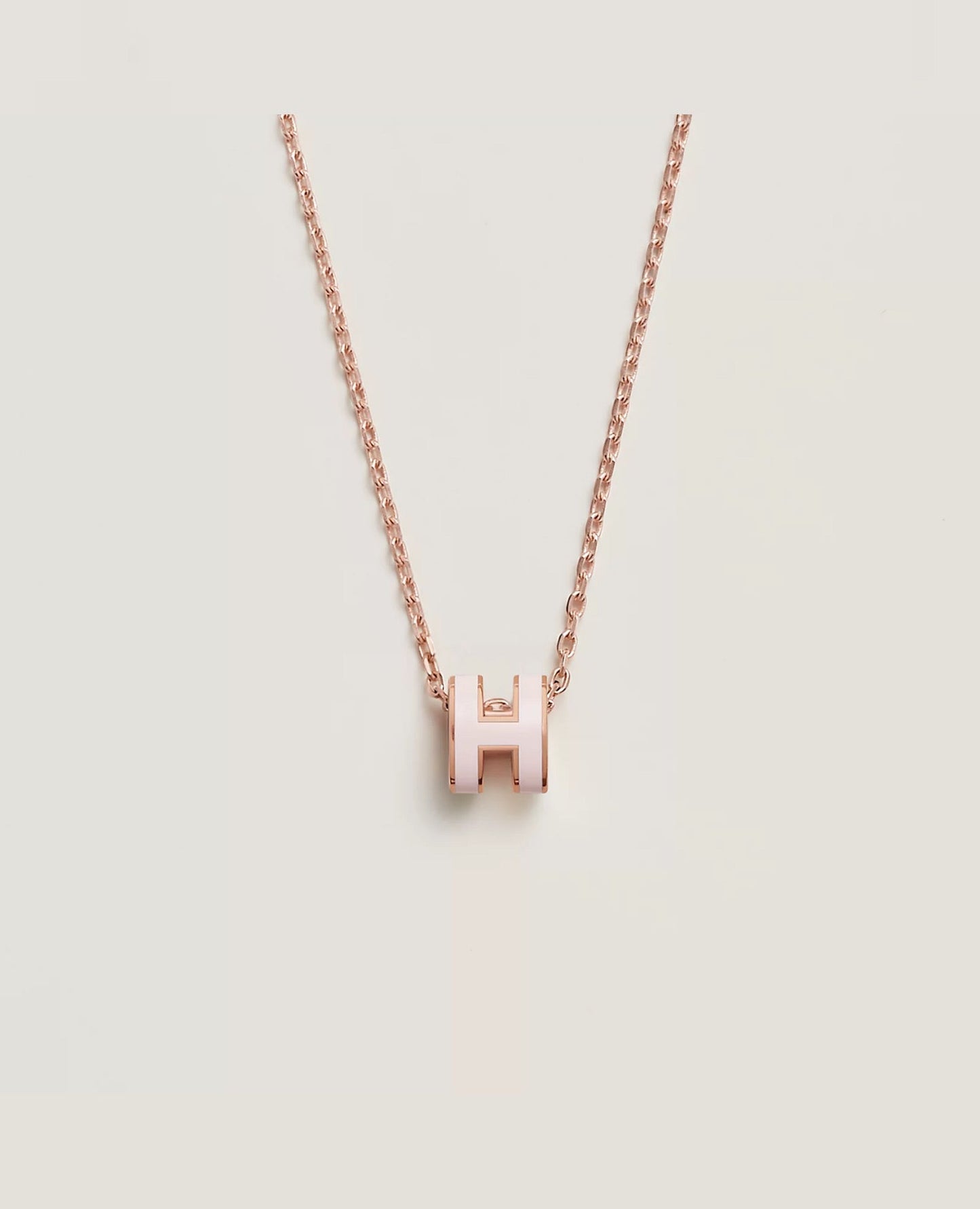 hermès mini pop h pendant rose gold_5