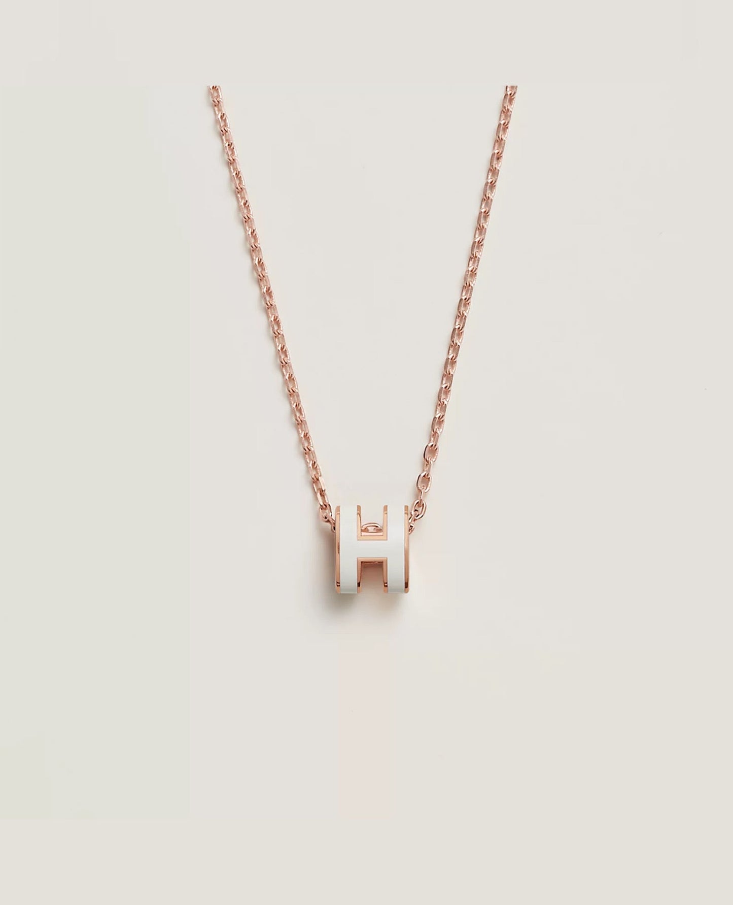 hermès mini pop h pendant rose gold_2