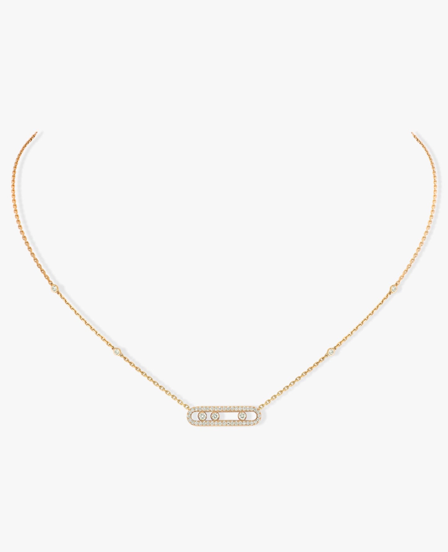 messika baby move pavé gold necklace_1
