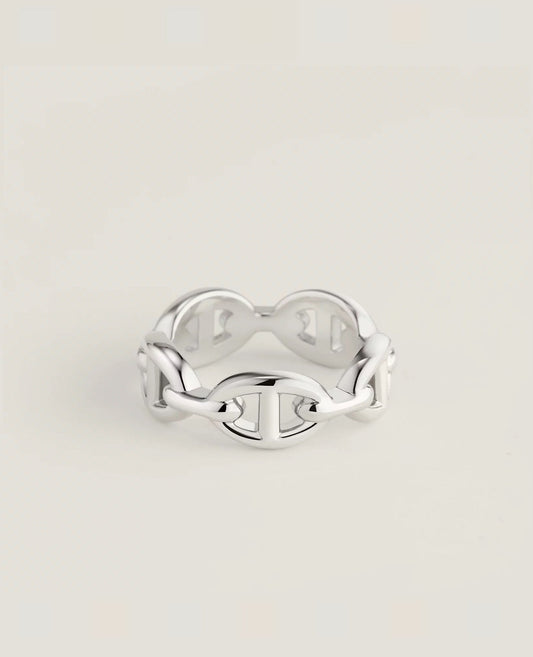hermès chaine d'ancre enchainee ring, small model_2