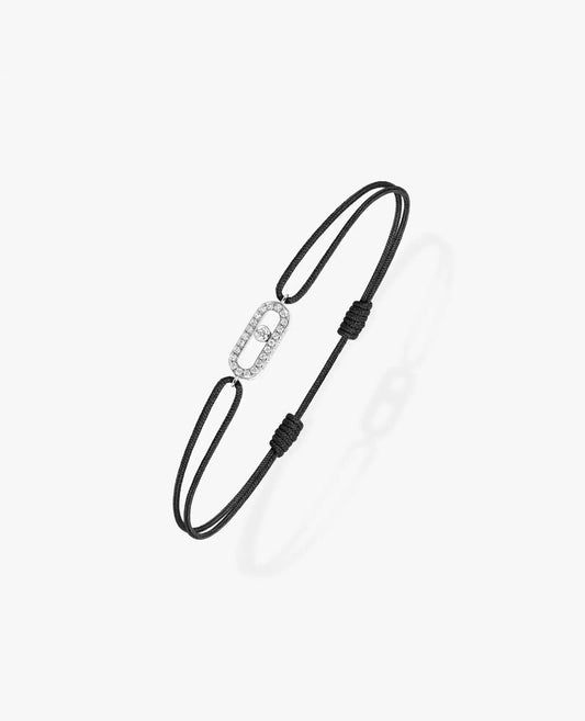 messika move uno black cord bracelet_1