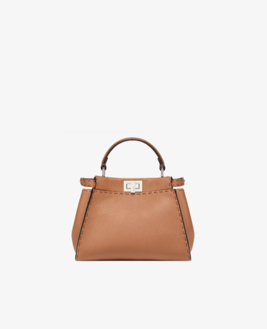 fendi peekaboo mini brown_1