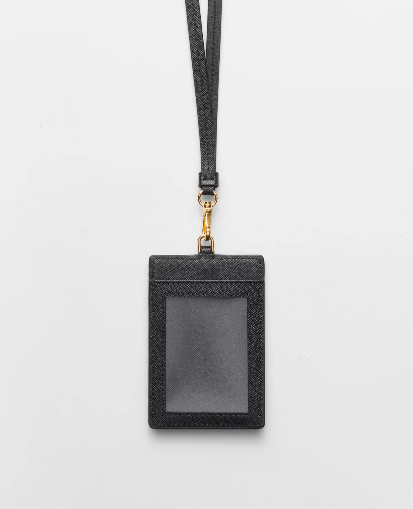 prada saffiano leather badge holder_1