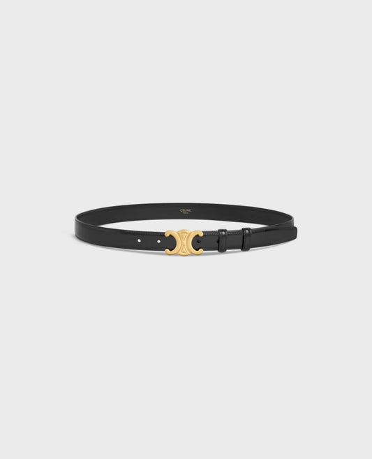 celine medium triomphe belt in taurillon leather_1