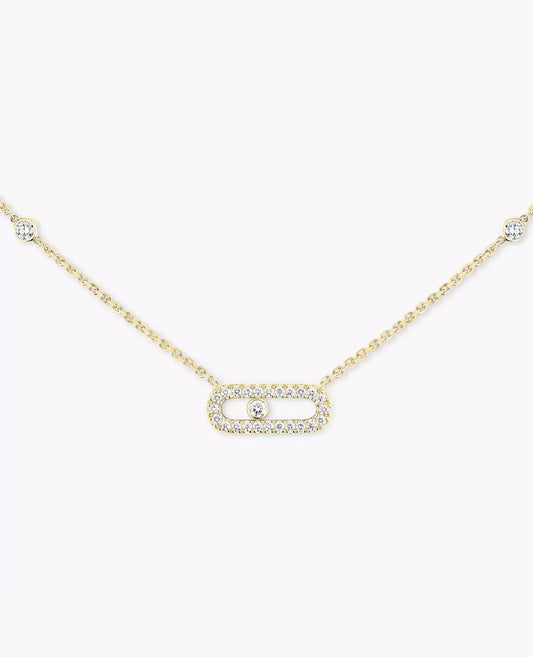 messika move uno pavé gold necklace_1