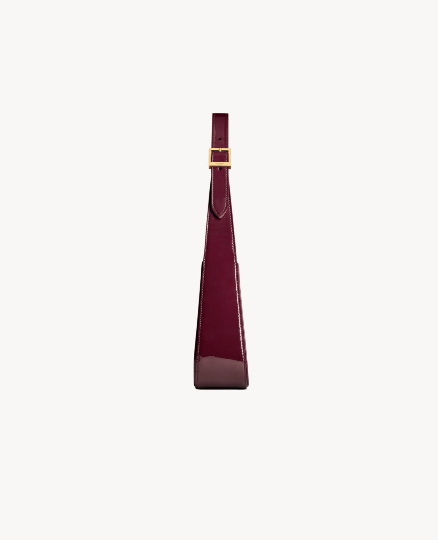 saint laurent le 5 à 7 in patent leather dark red wine_1