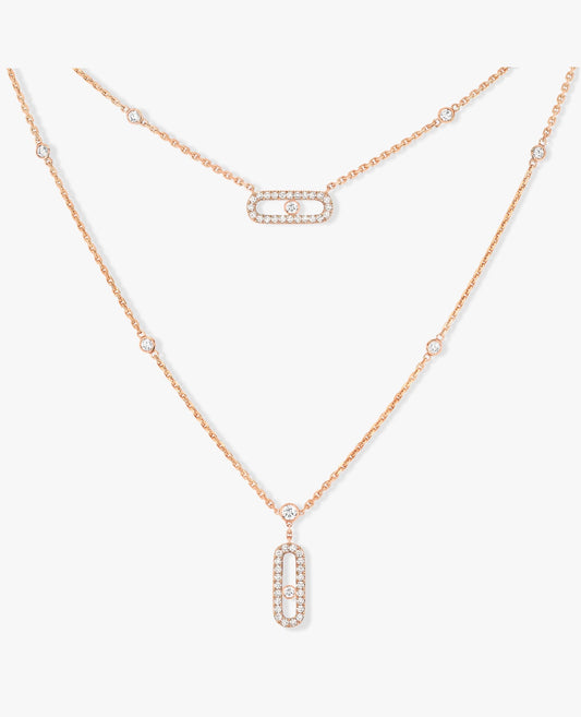 messika move uno 2 rows pavé necklace_1