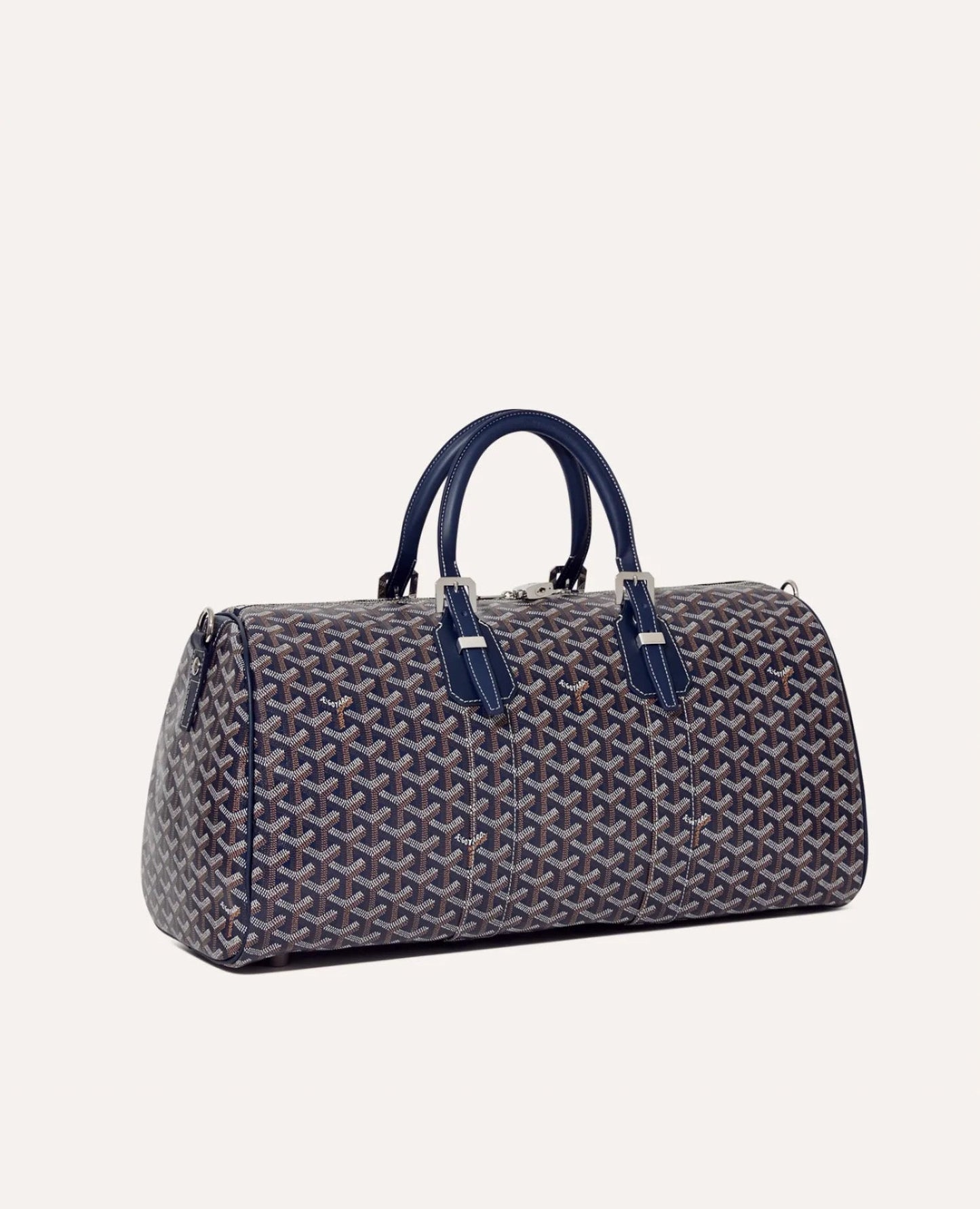 goyard boston 45 bag navy blue_1