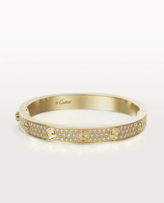 cartier love bracelet, classic model, paved_1