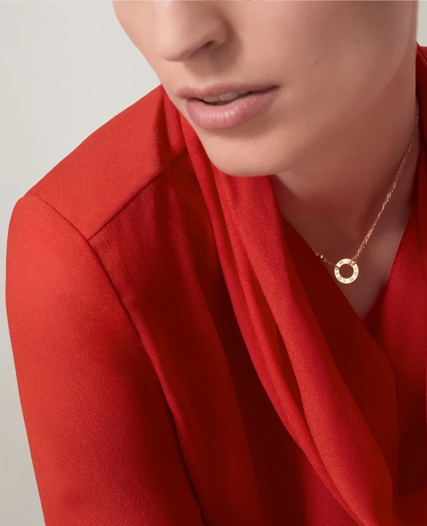 cartier love necklace, 2 diamonds gold_1