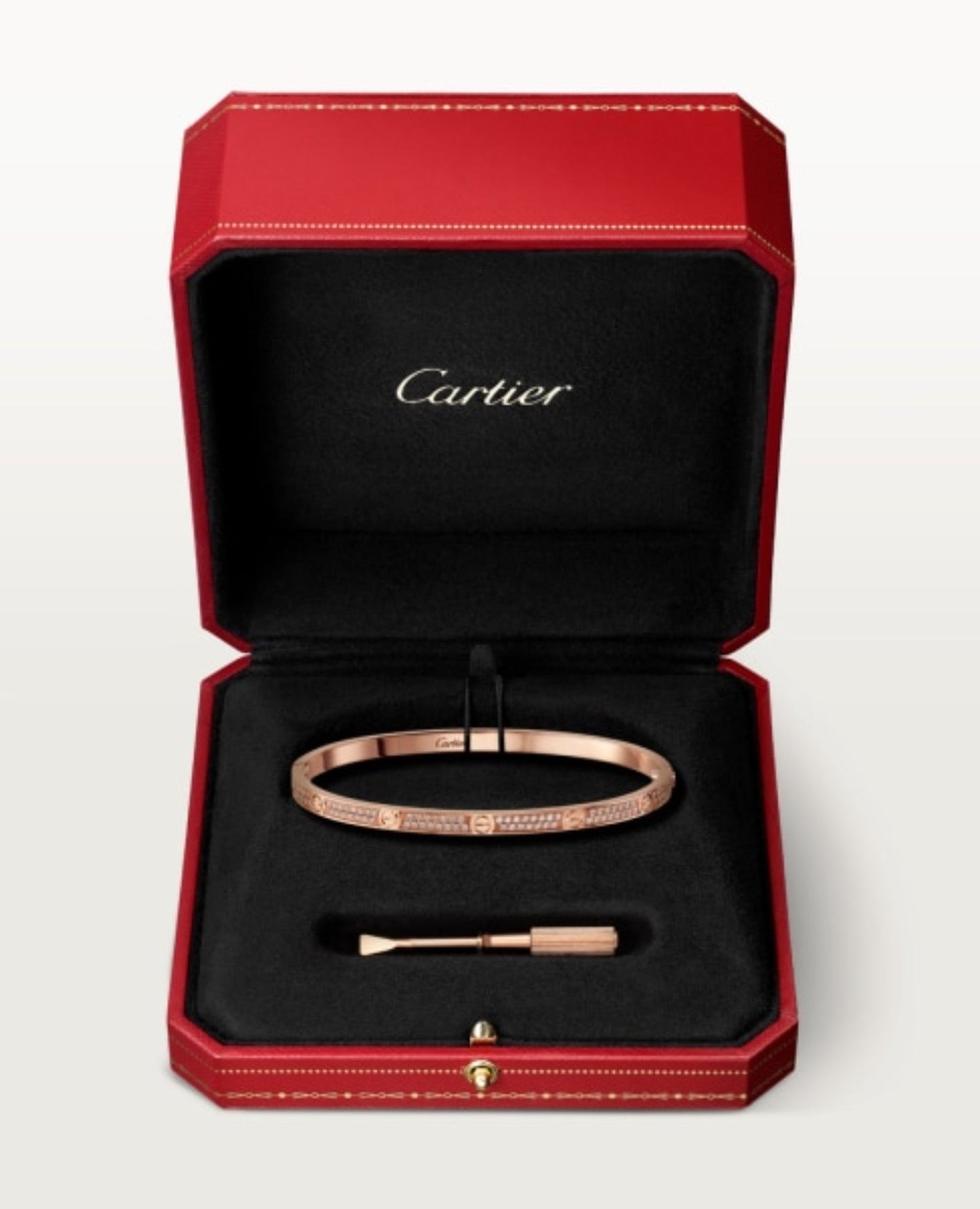 cartier love bracelet, small model, paved_2