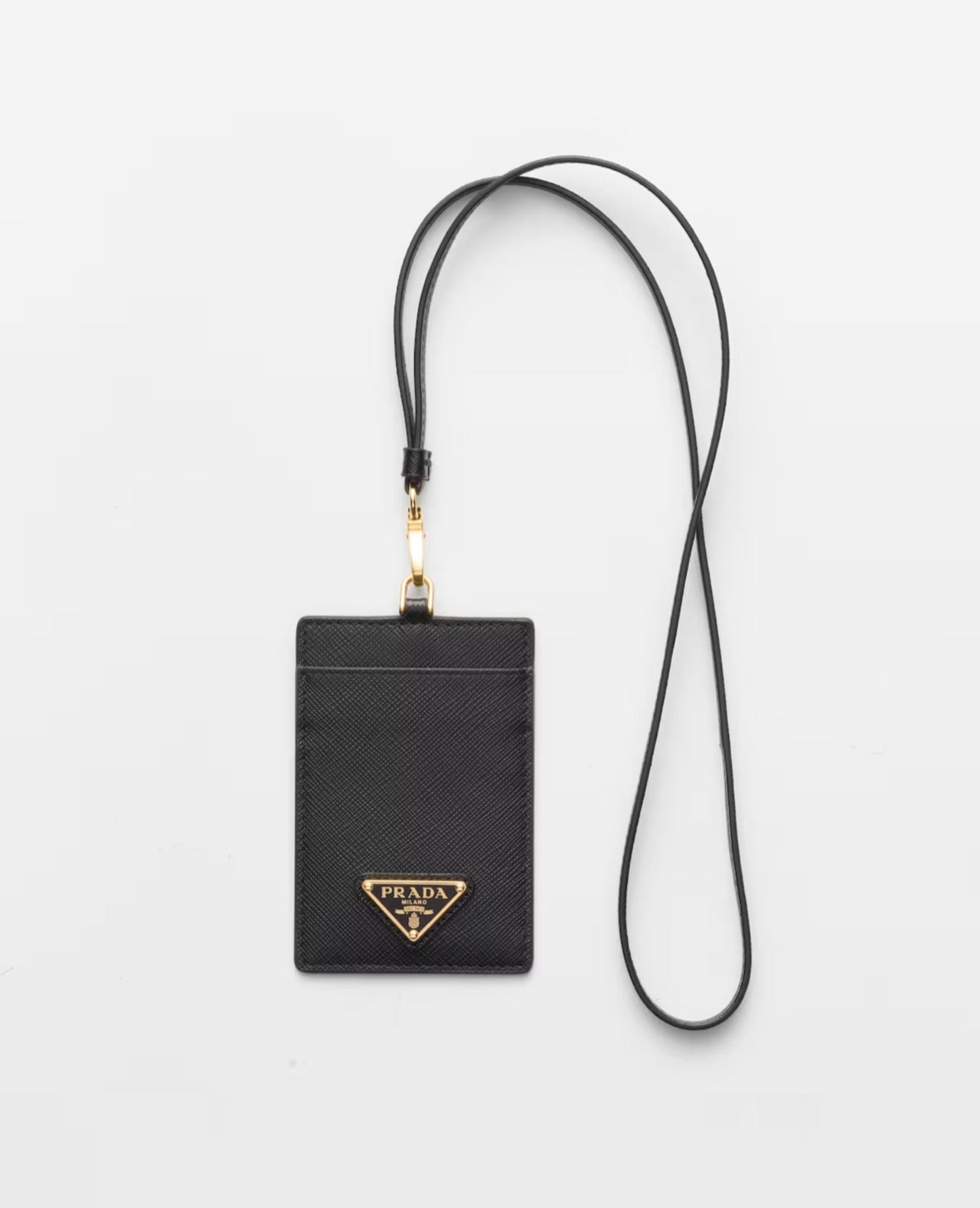 prada saffiano leather badge holder_1